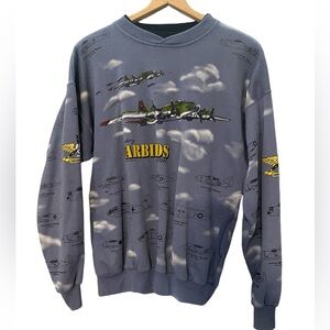 Vintage Warbirds Crewneck Sweatshirt